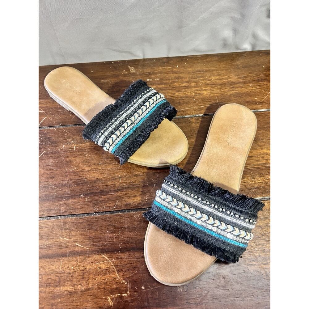Bamboo Sandals boho-chic Size 7 Women’s TG2009